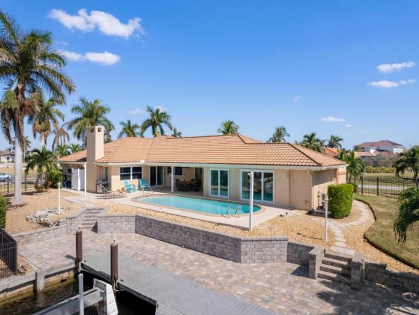 Marco Island Vacation Pool Home Water Views Four Bedroom